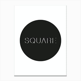 Square by emerybloom Canvas Print