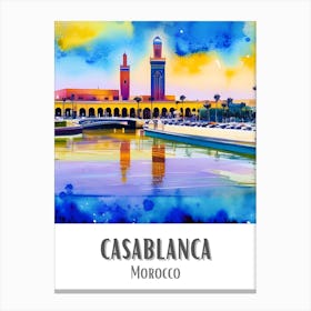 Casablanca Morocco 2 Canvas Print