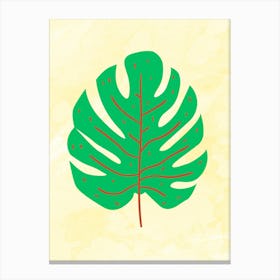 Monstera Leaf 3 Canvas Print