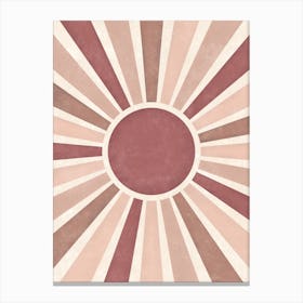 Boho Sunbeams Canvas Print