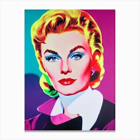 Kim Novak Pop Movies Art Movies Canvas Print