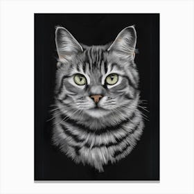 Portrait Of A Cat Canvas Print