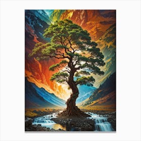 Lone Tree Print Canvas Print