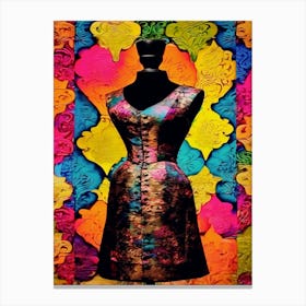 Dress On Mannequin Canvas Print