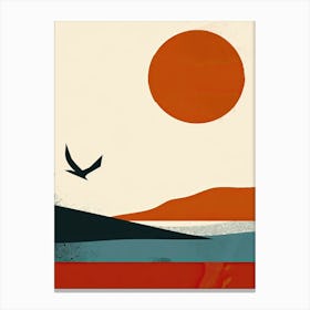 Bird In The Sky, Hygge Canvas Print