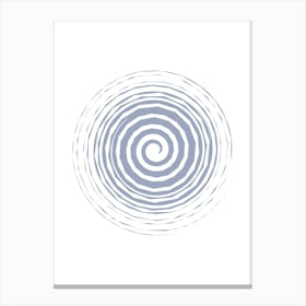 Spiral Circle Vector Illustration Canvas Print