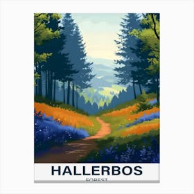 Hallebos Forest Canvas Print