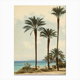 Cala Llombards Mallorca Spain Vintage Canvas Print