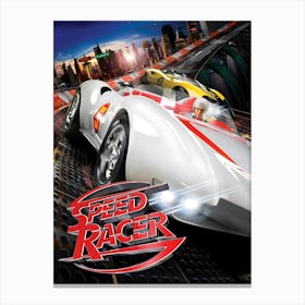 Speed Racer Movie Emile Hirsch Christina Ricci Matthew Fox Canvas Print