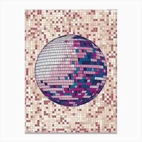 Disco Ball Vector 7 Canvas Print