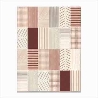 Rustic Tiles 01 Canvas Print