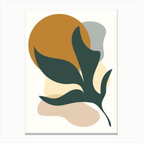 Abstract Leaf Canvas Print