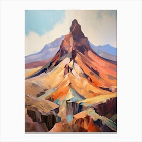 Mount Teide Spain 3 Mountain Painting Canvas Print