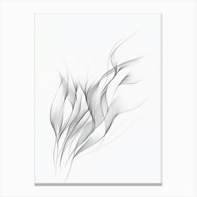 Abstract Smoke Canvas Print