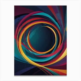 Abstract Swirls 1 Canvas Print