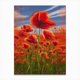 Poppies 41 Canvas Print