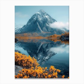 Fjords In Autumn Canvas Print