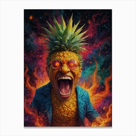 Pineapple Man Canvas Print