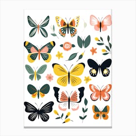 Butterfly Set 2 Canvas Print