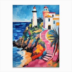 Faro Portugal 4 Fauvist Painting Canvas Print