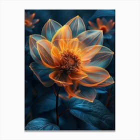 Orange Flower Canvas Print