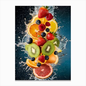 Fruit Splash Canvas Print