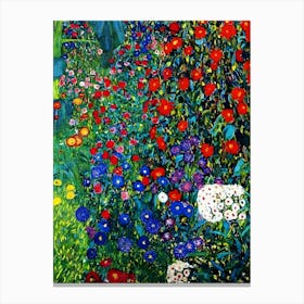 Klimt'S Garden 2 Canvas Print