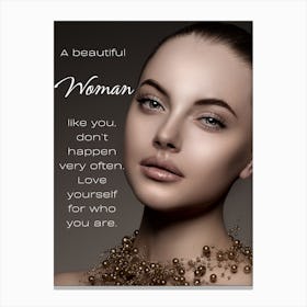 Beautiful Woman Canvas Print