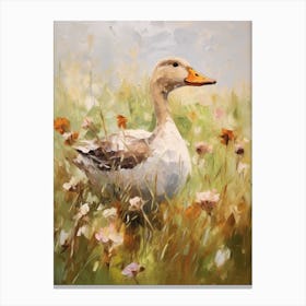 Bird Painting Duck 2 Canvas Print