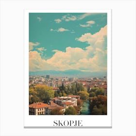 Skopje Canvas Print