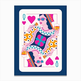 Queen Of Hearts 3 Canvas Print