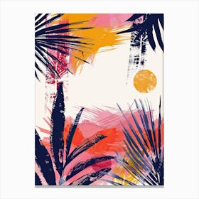 Tropical Painting Canvas Print