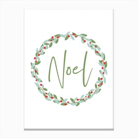 Noel Holiday Canvas Print