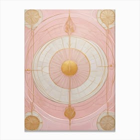 Directions In Pastel Pink Canvas Print