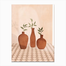 Mediterranean Vases Canvas Print