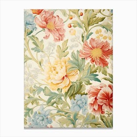 Floral Wallpaper 270 Canvas Print