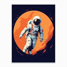 Beyond the Atmosphere: Astronaut's Ascendancy Canvas Print