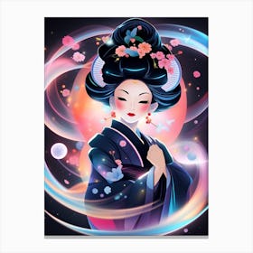 Geisha 1 Canvas Print