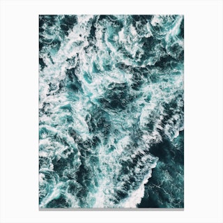 Rough Sea Canvas Print