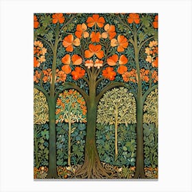 William Morris Tree Of Life 25 Canvas Print