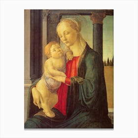 Sandro Botticelli Madonna And Child 1 Canvas Print