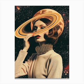 Saturn Woman Canvas Print