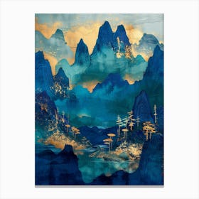 Chinese Mountains 19 Canvas Print