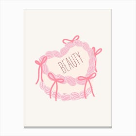 Beauty Cake Canvas Print