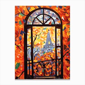 Paris Window 1 Canvas Print