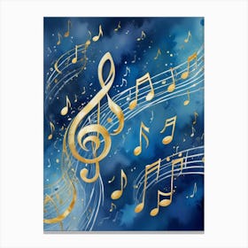 Music Notes 2 Canvas Print