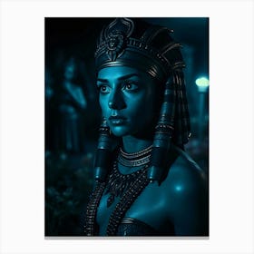 Cleopatra At Night - Diverse Art Illustration 9 Canvas Print