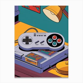 Video Game Controller Canvas Print