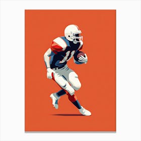 American Football Player 6 Canvas Print
