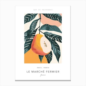 Guava Le Marche Fermier Poster 1 Canvas Print